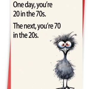Home funny 70th birthday card gifts for women men, happy 70th birthday decorations for dad mom, cool gifts for 70 year old woman man