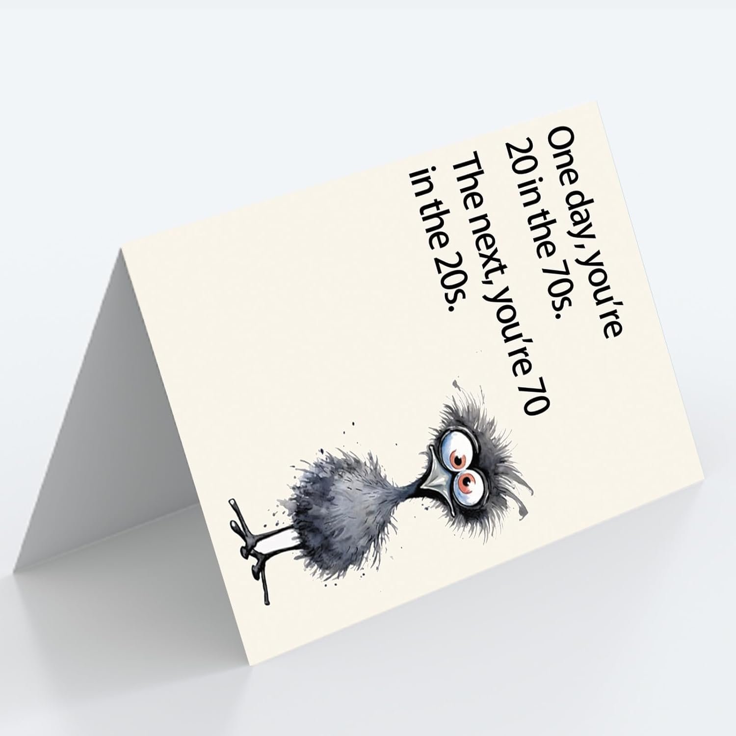 61y0SoAKKpL._AC_SL1500_ Funny 70th Birthday Card Gifts for Women Men, Happy 70th Birthday Decorations for Dad Mom, Cool Gifts for 70 Year Old Woman Man - Image 3