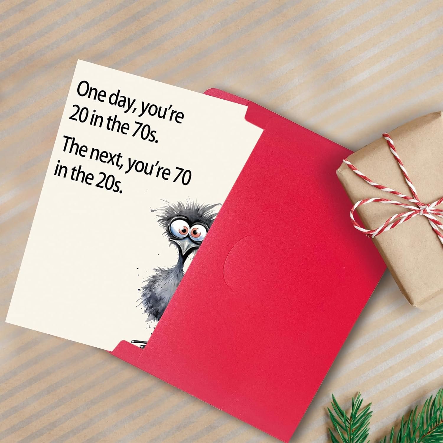 712C6oNgRFL._AC_SL1500_ Funny 70th Birthday Card Gifts for Women Men, Happy 70th Birthday Decorations for Dad Mom, Cool Gifts for 70 Year Old Woman Man - Image 2