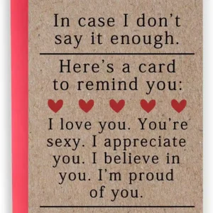 funny birthday card gift for men women, humorous birthday gifts cards for husband wife, great bday card from him her