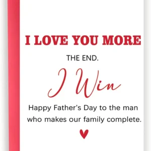 sweet fathers day cards gifts for husband, romantic father's day gifts from wife, happy father's day to the man who makes our family complete