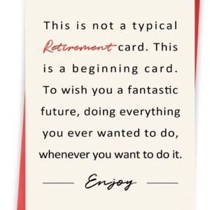 funny retirement card for women men, best farewell gifts for coworkers, coworker leaving card, happy retirement gifts for retired friends boss teachers nurses dad mom